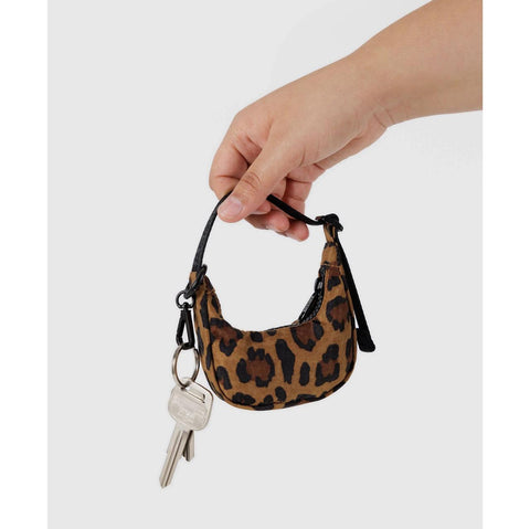 Crescent Bag Charm: Leopard