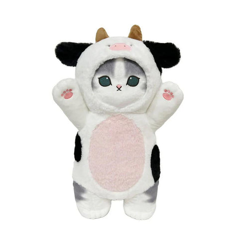 Mofusand Cow Dress Up Plush, Large