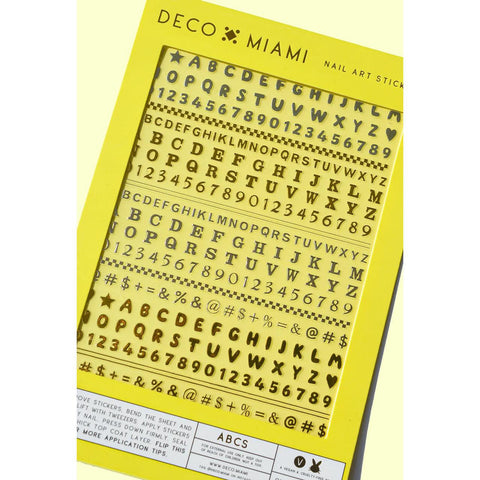 ABCs Nail Art Stickers