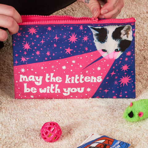 Kittens Be With You Zipper Pouch