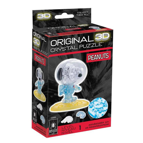 Astronaut Snoopy 3D Crystal Puzzle