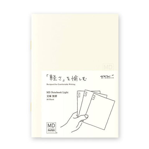 MD Light A6 Notebooks, Packs of 3