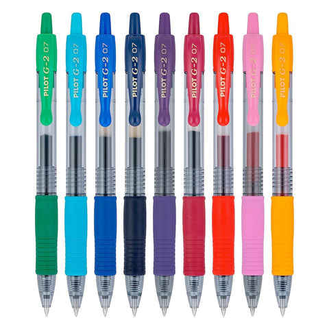 Colored Pilot G2 Gel Pens