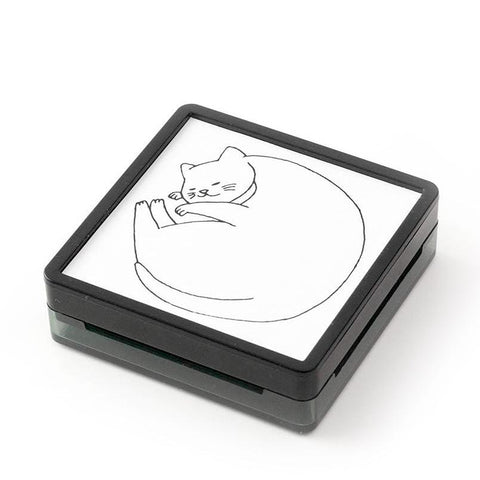 Paintable Pre-inked Stamp, Cat