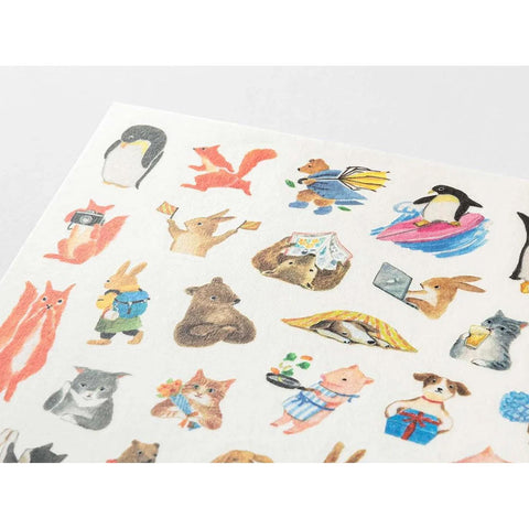 Yuru Log Sticker Sheets, Animal