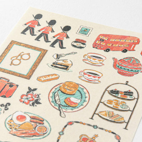 British Motifs Sticker Sheet