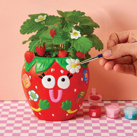 Paint + Grow Strawberry Planter Kit