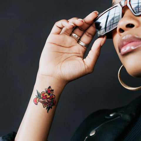 Love Motifs Tattoo Sheets