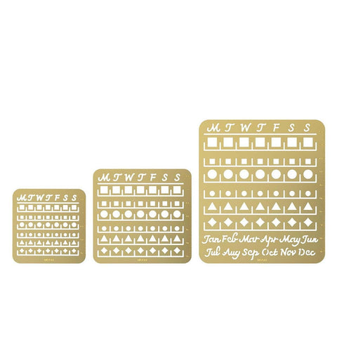 Brass Calendar Templates