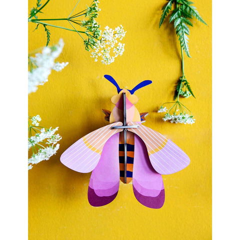 Pink Bee Wall Art Kit
