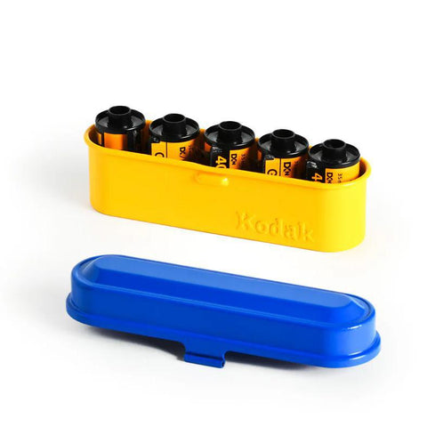 Kodak 35mm Film Steel Case, Blue + Yellow