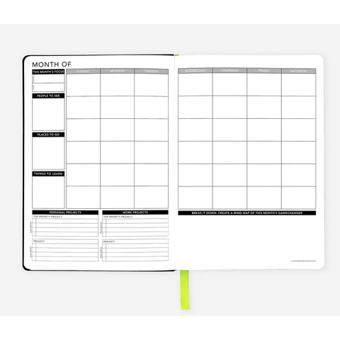 Rainbow Prisma Weekly Undated Planner