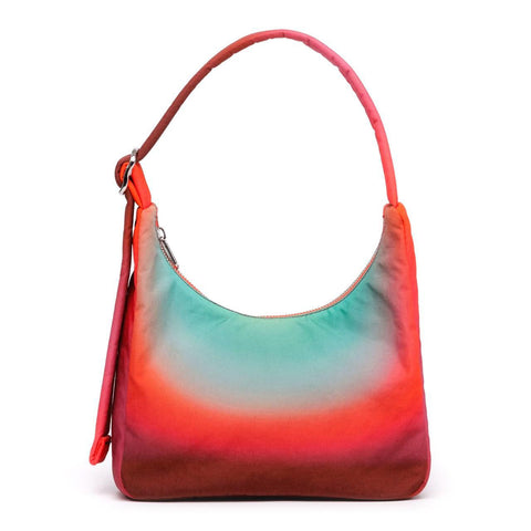 Mini Nylon Shoulder Bag: Rain