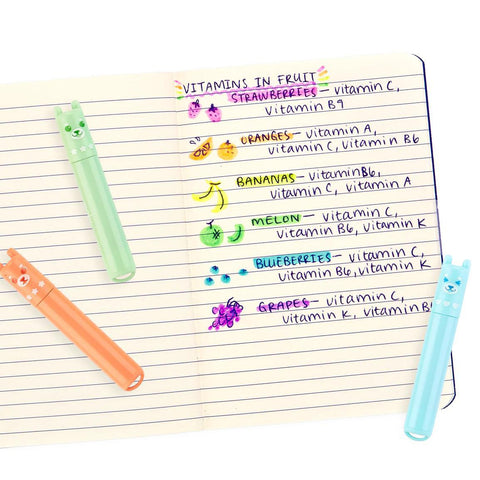 Beary Sweet Mini Highlighters