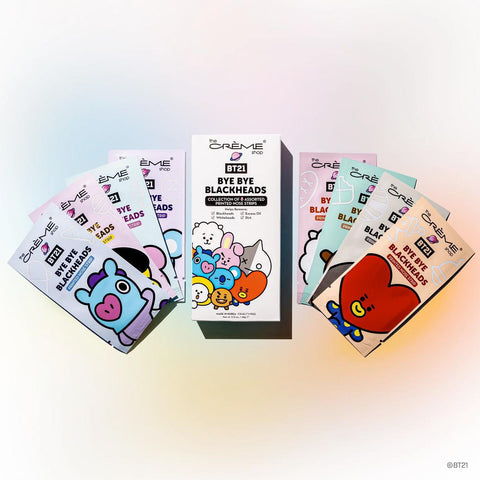 BT21: Bye Bye Blackheads Printed Pore Strips