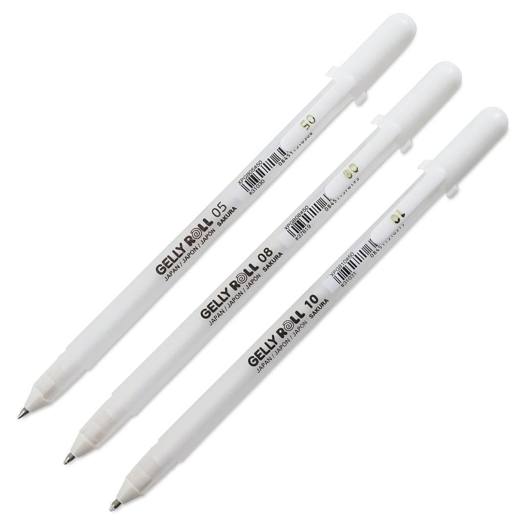 White Gelly Roll Pens – Zakka Joy