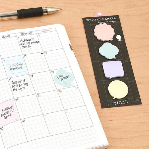 Speech Bubble Sticky Notes