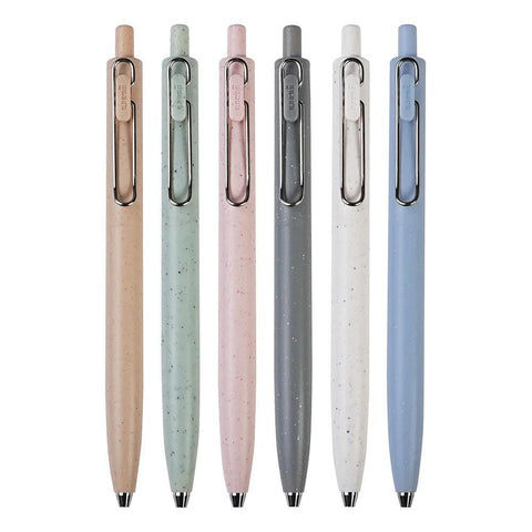 Uni One F Earth Texture Gel Pens
