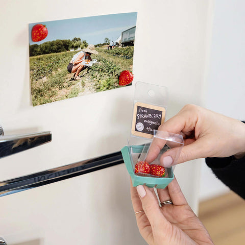 Strawberry Magnets Set