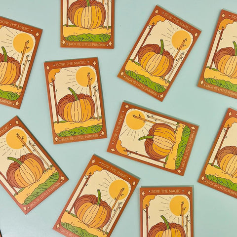 Jack Be Little Pumpkin Tarot Seed Packet