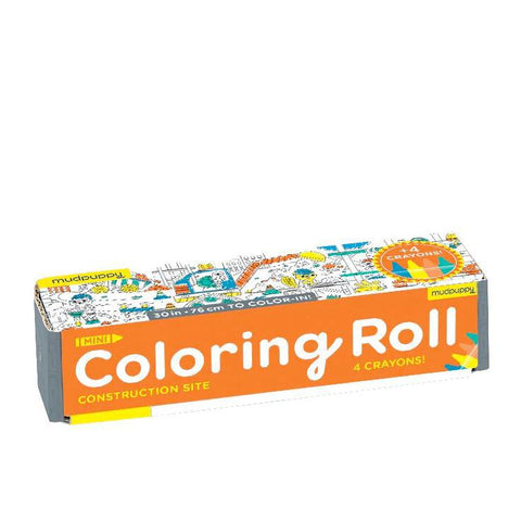 Construction Site Mini Coloring Roll