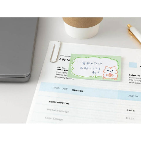 Hamster Drawing Sticky Notes