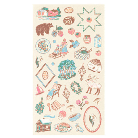 Finnish Motifs Sticker Sheet
