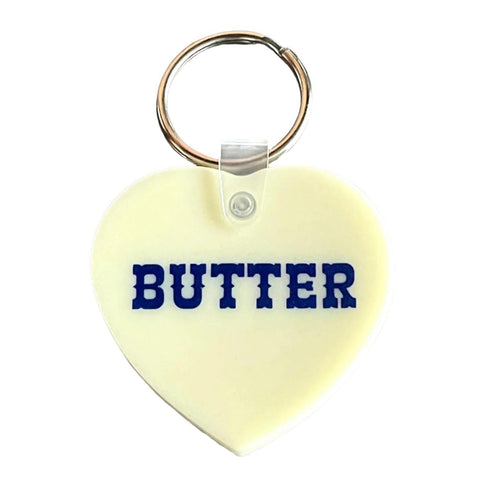 Butter Heart Keychain
