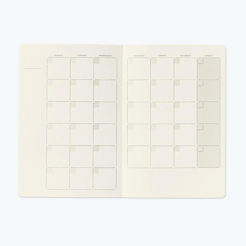 Yuru Log Monthly Free Diary Notebook