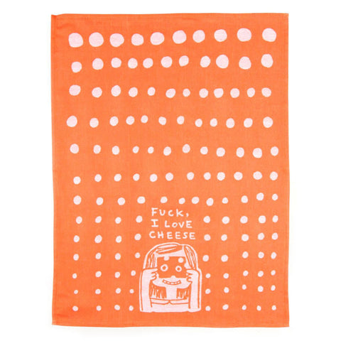 I Love Cheese Dish Towel