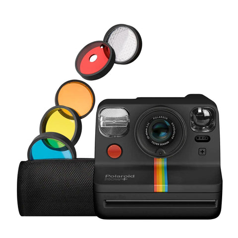 Polaroid Now+ i-Type Instant Camera + Lens Filters, Black