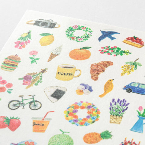Yuru Log Motif Sticker Sheet