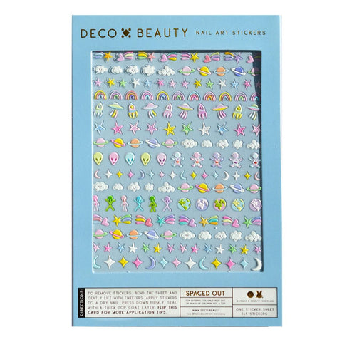 Spaced Out Nail Art Stickers