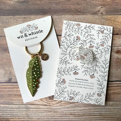 Begonia Maculata Keychain