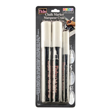 Bistro Chalk Marker Set, White