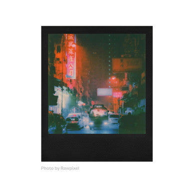 Black Frame Color Polaroid Film for i-Type