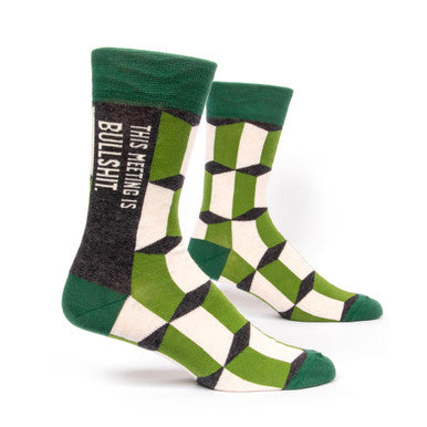 Bullshit Meeting Men's Socks