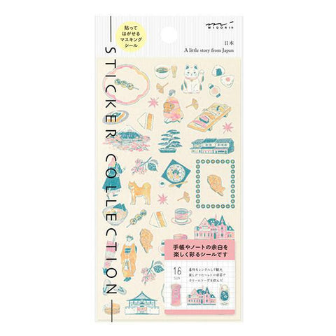 Japanese Motifs Sticker Sheet