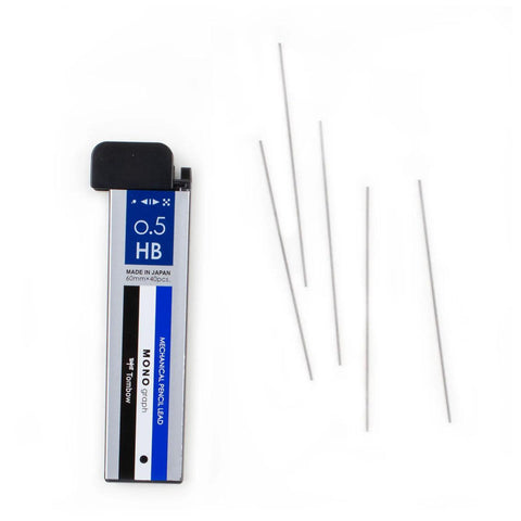MONO Graph Pencil Lead, 0.5mm HB