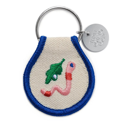 Worm Patch Keychain