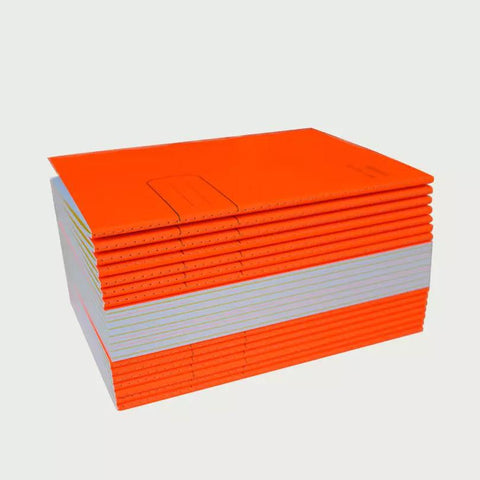 Fluo Orange Soft Cover A4 Notebook