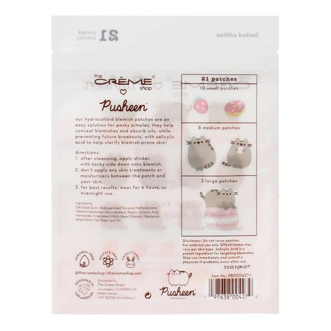 Pusheen Pawsitively Clear Skin Hydrocolloid Blemish Patches