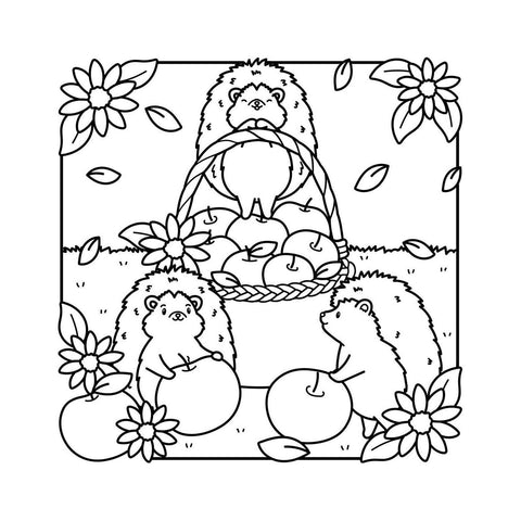 The Comfy Fall Coloring Book