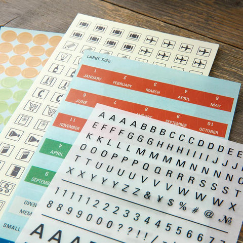 TRAVELER'S notebook LOVE AND TRIP Sticker Set