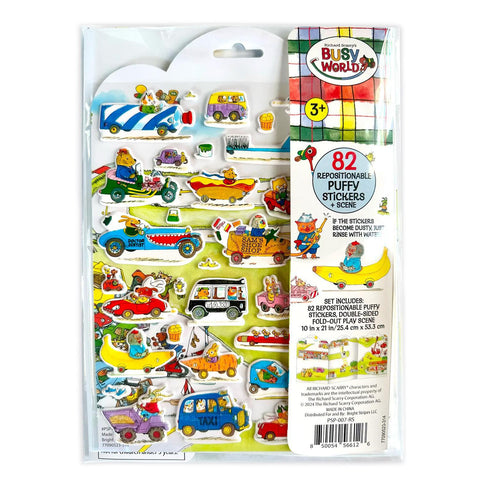Richard Scarry's Busy World Puffy Sticker Play Set