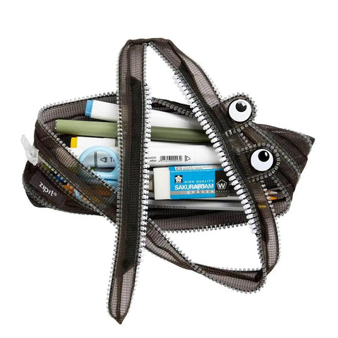 Mesh Monster Zipper Pouch