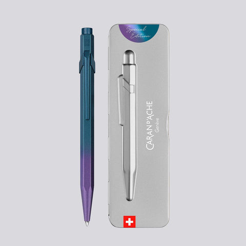 849 Claim Your Style Ballpoint Pen, Purple Ocean