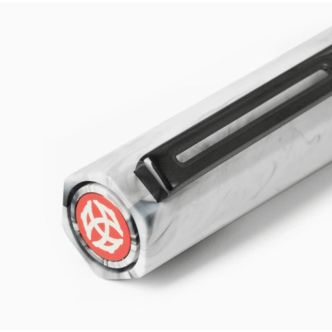 TWSBI Eco Fountain Pen, Carrara + Onyx