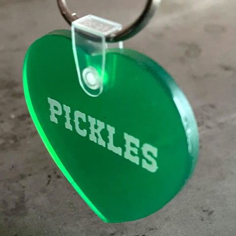 Pickles Heart Keychain