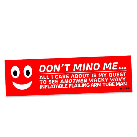 Wacky Wavy Bumper Sticker